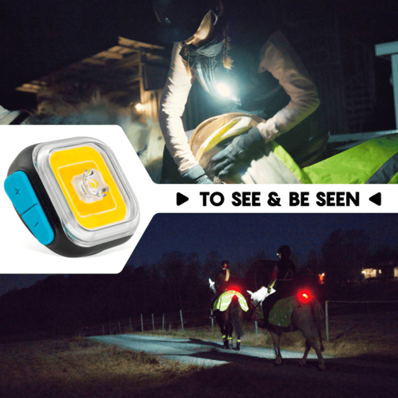 Light 01, Festes til alle typer stoff, Klipsfri og vanntett, For syklister og friluftsliv